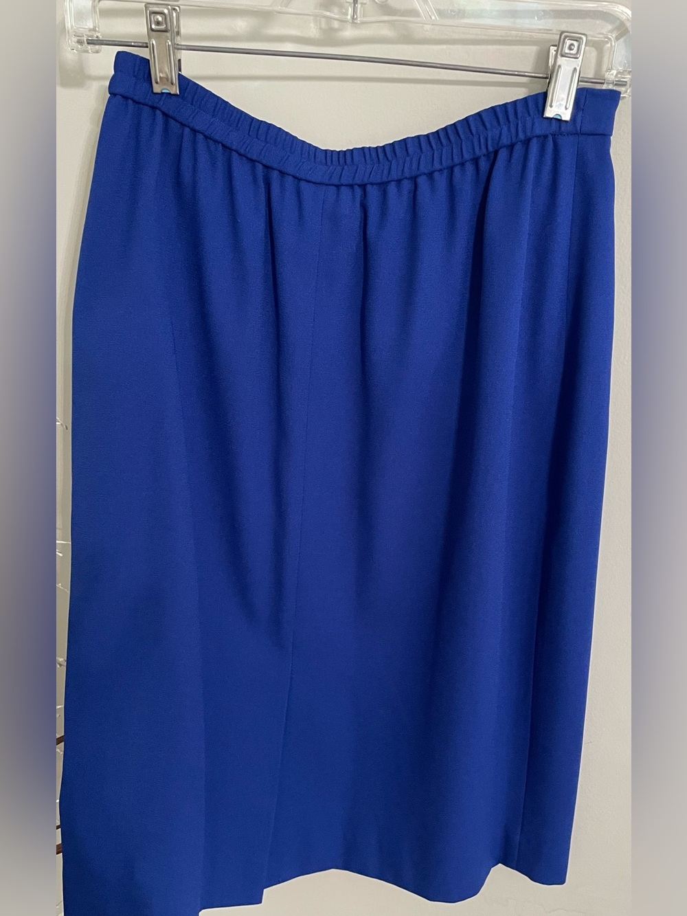 Kasper for A.S.L women’s two piece skirt suit size 8 Petite. Royal blue - Picture 5 of 11